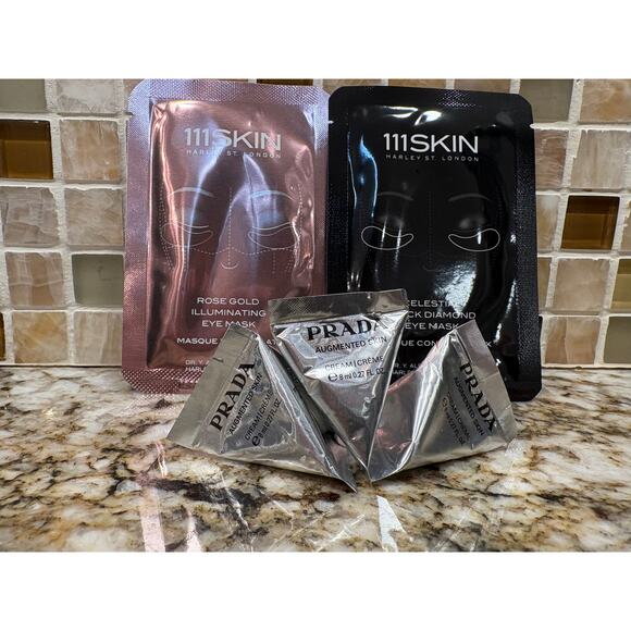 111Skin Eye Mask Duo & PRADA Augmented Skin Cream Crème - Picture 1 of 3